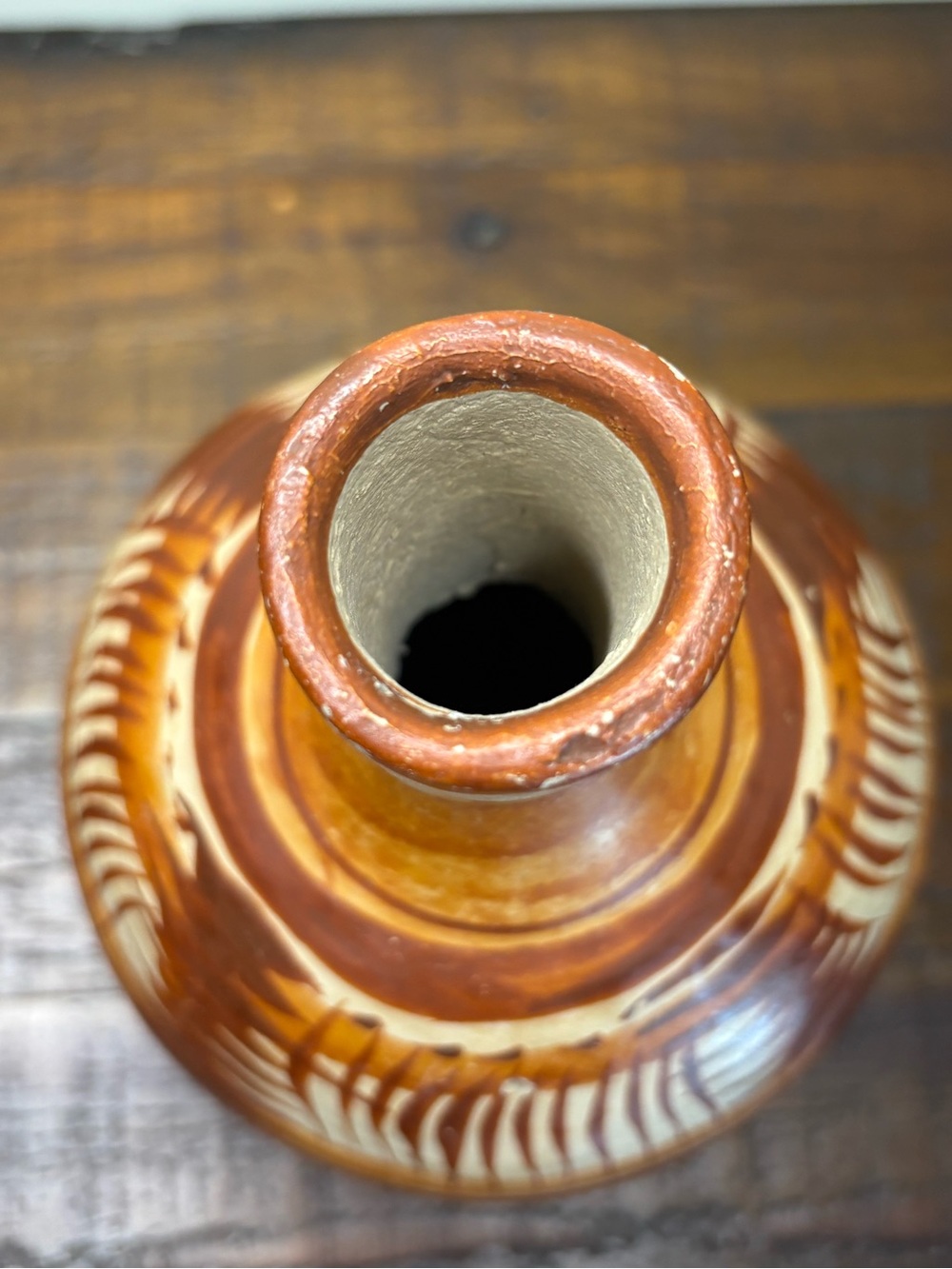 Vintage Mexican Pottery Jug Hand Crafted In Tonala - Picture 5 of 8